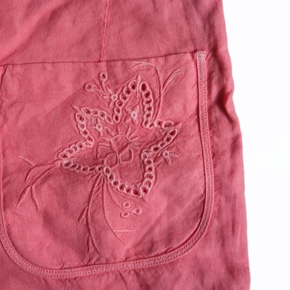 Voila St Barth Linen Embroidered Short - Picture 2 of 9